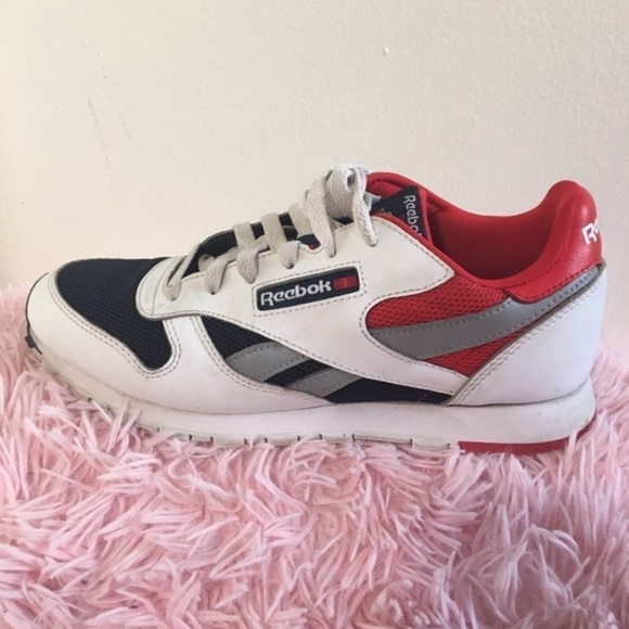 Reebok Classics men’s Leather Colour Block Trainers, 5 men’s main image 6